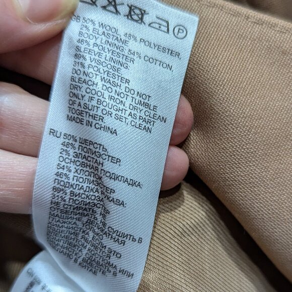 Reiss Marlie Tailored Wool Blend Single Breasted Suit Blazer (US 6) - Picture 7 of 7